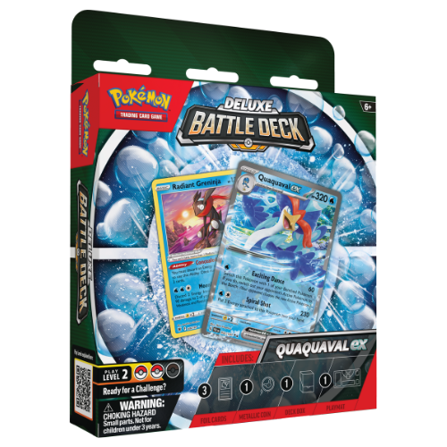 Pokemon Deluxe Battle Deck - Quaquaval ex - Deck Out Gaming