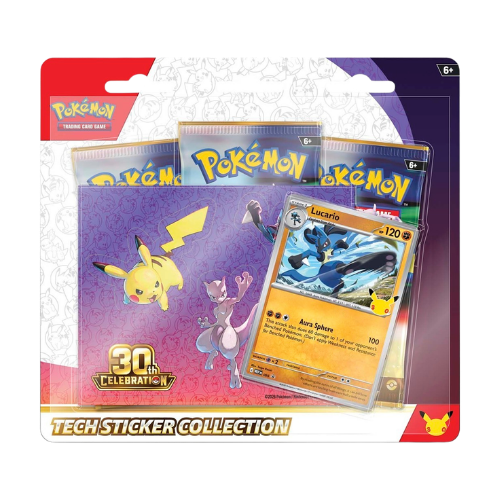 Pokemon - ME5.5 - 30th Celebration - Tech Sticker Collection - Lucario (Limit 1 Per Person)-1