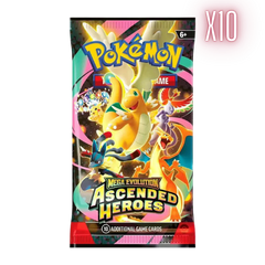 Pokemon - ME2.5 Ascended Heroes - Booster Pack Bundle - 10 Packs (Random Arts)-1