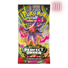 Pokemon - ME3 Perfect Order - Booster Pack Bundle - 10 Packs (Random Arts) - Deck Out Gaming