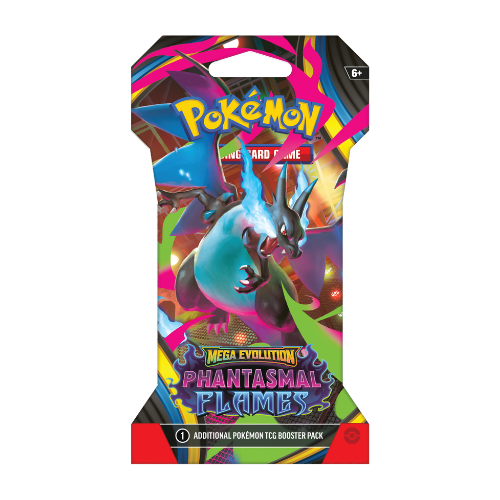 Pokemon ME Phantasmal Flames Sleeved Booster Pack (Random Art) (Limit 8 Per Person) - Deck Out Gaming