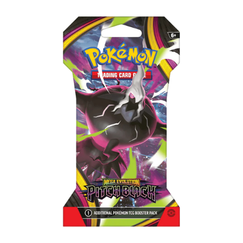 Pokemon - ME5 Pitch Black - Sleeved Booster Pack (Random Art) (Limit 10 Per Person) (Pre-Order Ships July 17 2026) - Deck Out Gaming