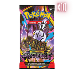 Pokemon - ME5 Pitch Black - Booster Pack Bundle - 10 Packs (Random Arts)-1