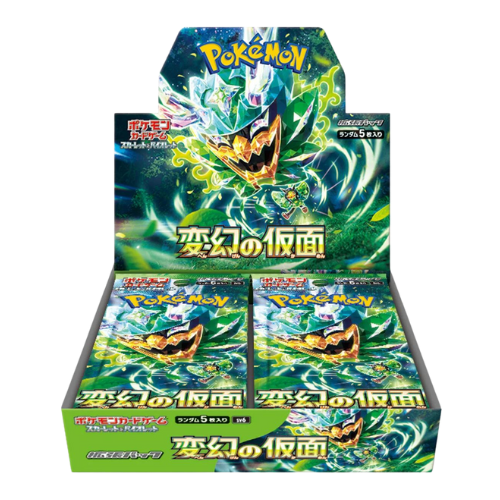 Pokemon Mask Of Change Japanese Booster Box (Pre-Order Ships May 3 2024)