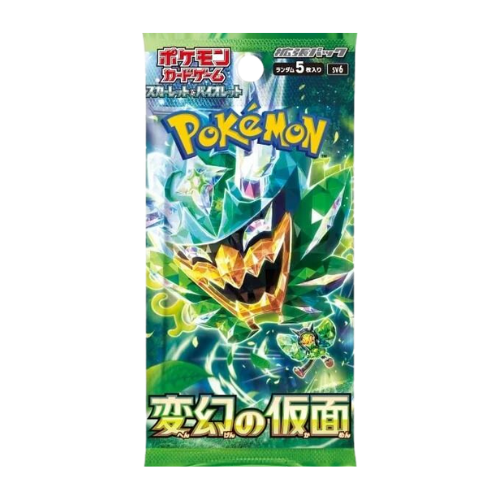 Pokemon Mask Of Change Japanese Booster Pack (Pre-Order Ships May 3 2024)