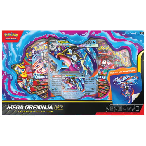 Pokemon - Mega ex Premium Collection - Mega Greninja ex (Pre-Order Ships July 3 2026) (Limit 2 Per Person) - Deck Out Gaming