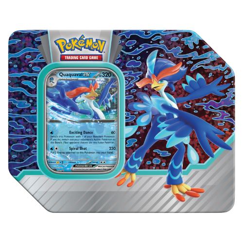 Pokemon Paldea Partners Tin - Quaquaval ex - Deck Out Gaming