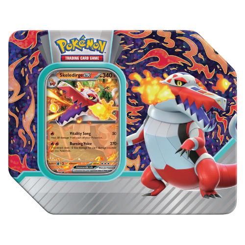 Pokemon Paldea Partners Tin - Skeledirge ex - Deck Out Gaming