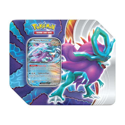 Pokemon Paradox Clash Tin - Walking Wake - Deck Out Gaming