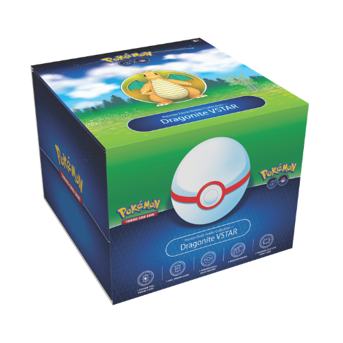 Pokemon SWSH Pokemon GO Premier Deck Holder Collection - Dragonite VSTAR - Deck Out Gaming