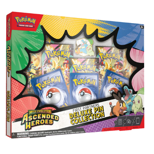 Pokemon ME 2.5 Ascended Heroes - First Partners Deluxe Pin Collection (Limit 1 Per Person) (Ships March 20th) - Deck Out Gaming