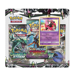Pokémon SM - Celestial Storm 3 Pack Booster Blister [Tapu Lele] - Deck Out Gaming