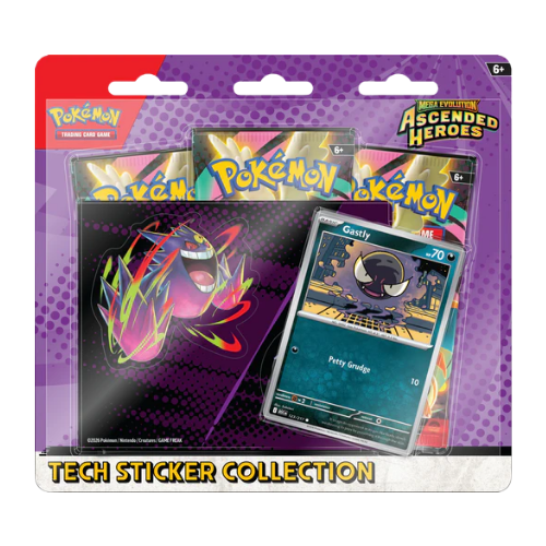 Pokemon ME 2.5 Ascended Heroes Tech Sticker Collection - Gastly (Limit 1 Per Person) - Deck Out Gaming