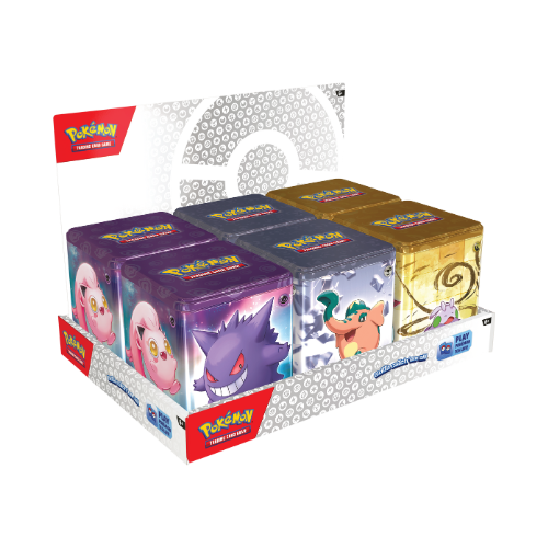 Pokemon 2024 Stacking Tins Display - Deck Out Gaming