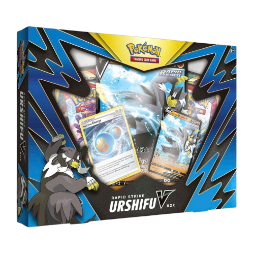 Pokemon Rapid Strike Urshifu V Collection Box (Pack Lineup May Differ)