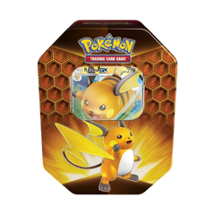 Pokemon SM Raichu Hidden Fates Tin - Deck Out Gaming