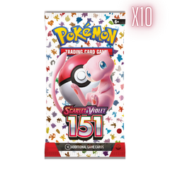 Pokemon SV 151 Booster Pack Bundle - 10 Packs - Deck Out Gaming