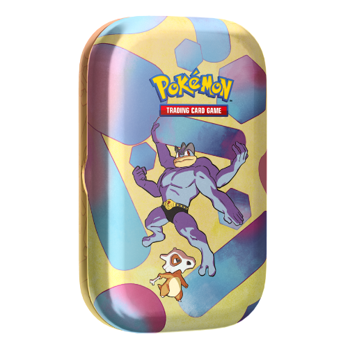 Pokemon SV 151 Mini Tin - Machamp (Limit 1 Per Person, No Sealed Displays) - Deck Out Gaming