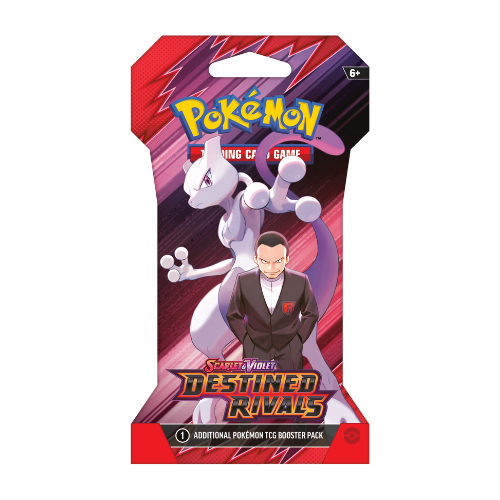 Pokemon SV Destined Rivals Sleeved Booster Pack (Random Art) - Deck Out Gaming