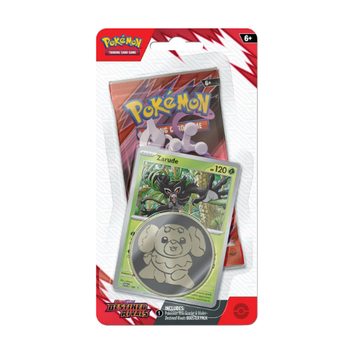 Pokemon SV Destined Rivals Checklane Blister - Zarude (Limit 1 Per Person) - Deck Out Gaming