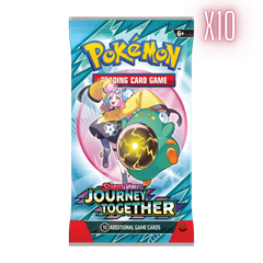 Pokemon SV Journey Together Booster Pack Bundle - 10 Packs (Random Arts) - Deck Out Gaming