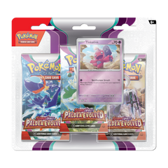 Pokemon SV Paldea Evolved 3-Pack Blister - Tinkatink - Deck Out Gaming