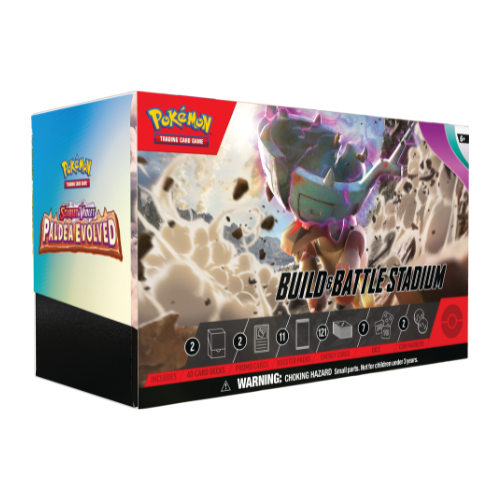 Pokemon SV Paldea Evolved Build & Battle Stadium Box - Deck Out Gaming