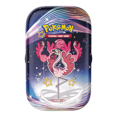 Pokemon SV Paldean Fates Mini Tin - Flamigo - Deck Out Gaming