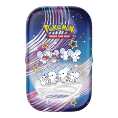 Pokemon SV Paldean Fates Mini Tin - Maushold - Deck Out Gaming