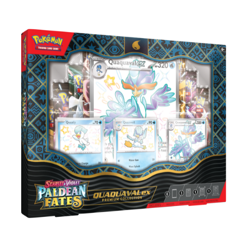 Pokemon SV Paldean Fates Quaquaval ex Premium Collection