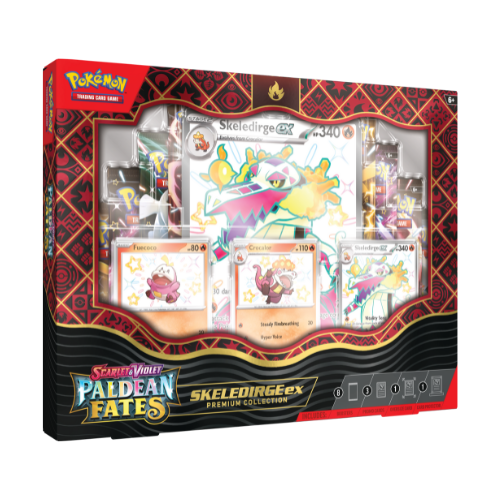Pokemon SV Paldean Fates Skeledirge ex Premium Collection