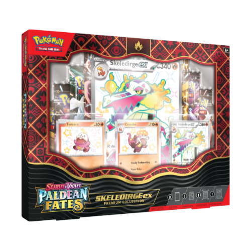 Pokemon SV Paldean Fates Skeledirge ex Premium Collection - Deck Out Gaming