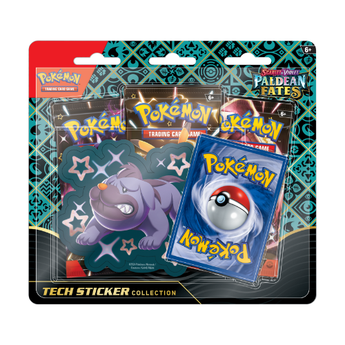 Pokemon SV Paldean Fates Tech Sticker Collection - Maschiff - Deck Out Gaming
