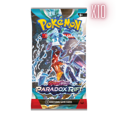 Pokemon SV Paradox Rift Booster Pack Bundle - 10 Packs (Random Arts) - Deck Out Gaming