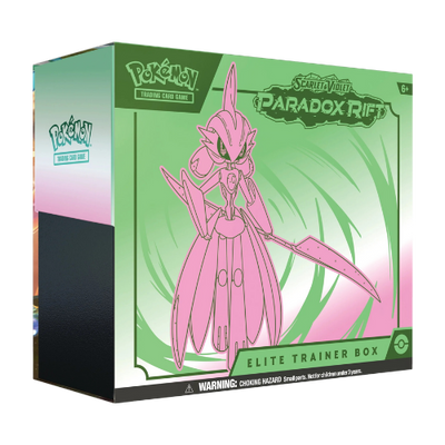 Pokemon SV Paradox Rift Elite Trainer Box - Iron Valiant (Pre-Order Ships November 3 2023)
