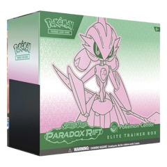 Pokemon SV Paradox Rift Pokemon Center Elite Trainer Box - Iron Valiant - Deck Out Gaming