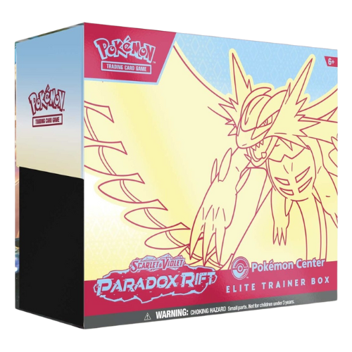 Pokemon SV Paradox Rift Pokemon Center Elite Trainer Box - Roaring Moon - Deck Out Gaming