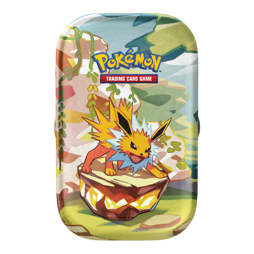 Pokemon SV Prismatic Evolutions Mini Tin - Jolteon (No Sealed Displays) (Limit 1 Per Person)