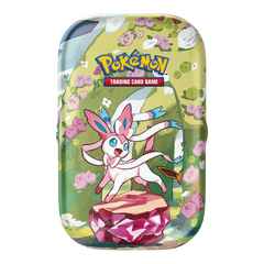 Pokemon SV Prismatic Evolutions Mini Tin - Sylveon (No Sealed Displays) (Limit 1 Per Person) - Deck Out Gaming