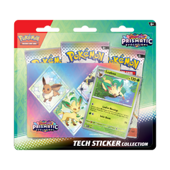 Pokemon SV Prismatic Evolutions Tech Sticker Collection - Leafeon (Pre-Order Ships January 17 2025) (Limit 1 Per Person) - Deck Out Gaming