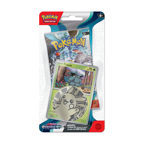 Pokemon SV Paradox Rift Checklane Blister - Pineco - Deck Out Gaming
