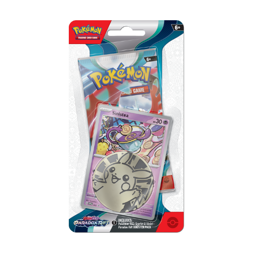 Pokemon SV Paradox Rift Checklane Blister - Sinistea - Deck Out Gaming