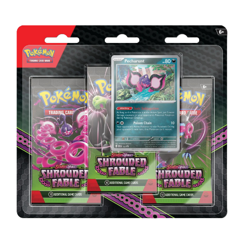 Pokemon SV Shrouded Fable 3-Pack Blister - Deck Out Gaming