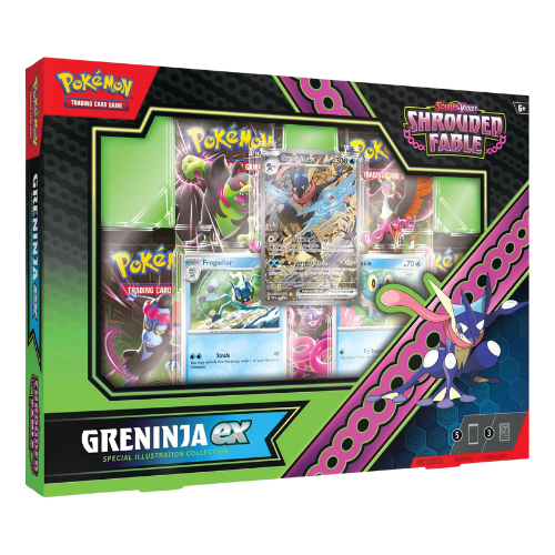 Pokemon SV Shrouded Fable Greninja ex Special Illustration Collection Box (Pre-Order Ships August 2 2024) (Limit 2 Per Person)