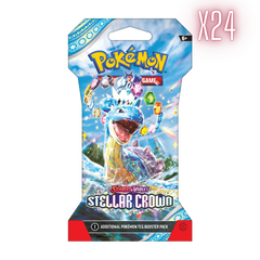 Pokemon SV Stellar Crown Sleeved Booster Pack Bundle (Pre-Order Ships September 13 2024) - Deck Out Gaming