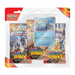 Pokemon SV Surging Sparks 3-Pack Blister - Quagsire (Pre-Order Ships November 8 2024) - Deck Out Gaming