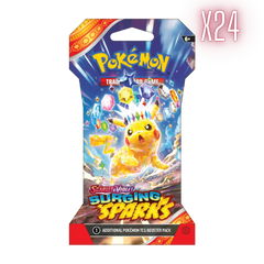 Pokemon SV Surging Sparks Sleeved Booster Pack Bundle (Pre-Order Ships November 8 2024) - Deck Out Gaming