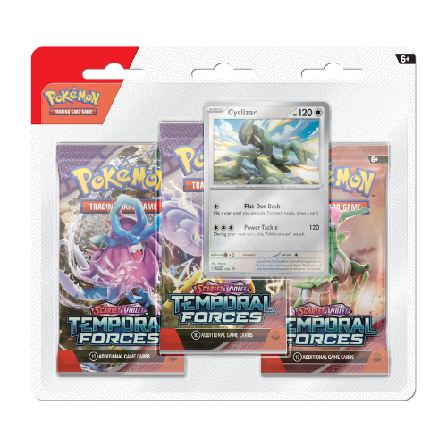 Pokemon SV Temporal Forces 3-Pack Blister - Cyclizar