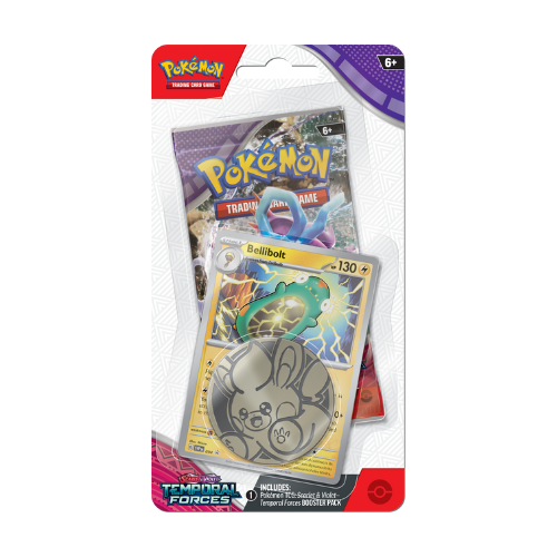 Pokemon SV Temporal Forces Checklane Blister - Bellibolt - Deck Out Gaming