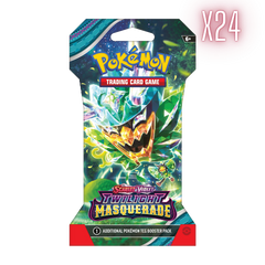 Pokemon SV Twilight Masquerade 24 Sleeved Booster Pack Bundle (Random Arts) - Deck Out Gaming
